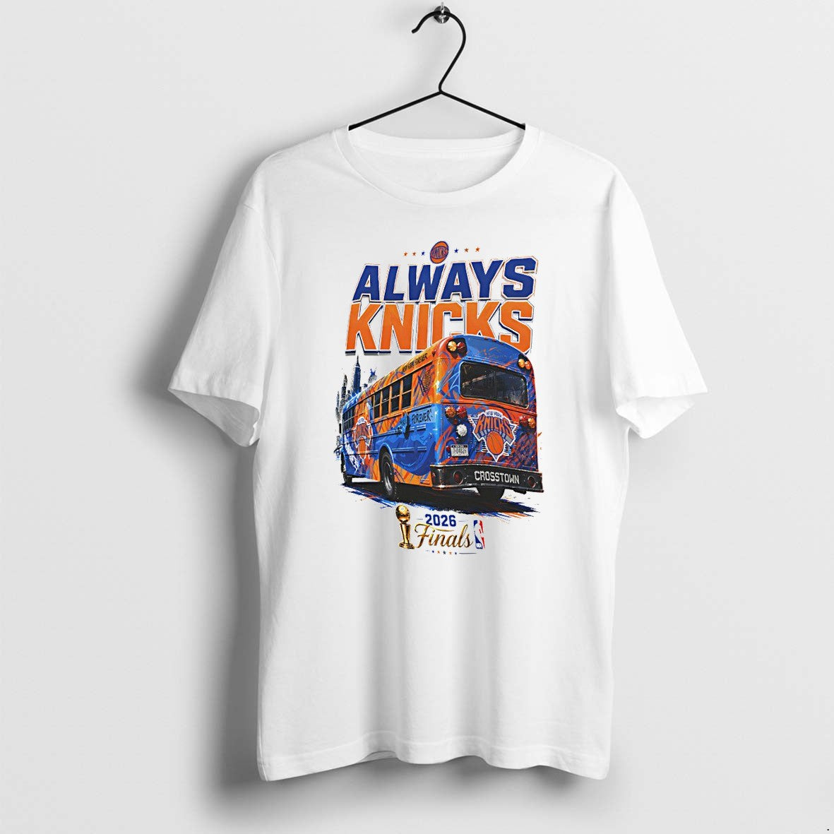 Original New York Knicks Basketball Always Knicks Train New York Or Nowhere 2026 Finals Tshirts