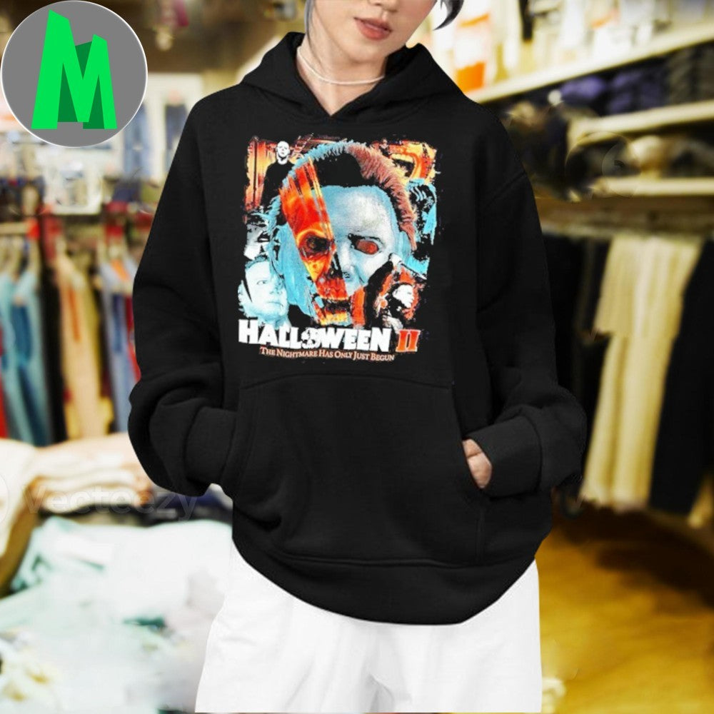 Original Official Halloween Ii Universal Studios Graphic Movie New Shirt