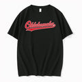 Original Oklahomaha Apparel Oklahomaha Script Logo Black Tshirts Jpg