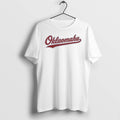 Original Omaha Script Logo Maroon Lettering White Tshirts Jpg
