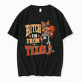 Original San Antonio Spurs Coyote Basketball Fan Bitch Im From Texas Cowgirl Boot Tshirts