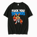 Original San Antonio Spurs The Coyote Mascot Middle Finger Fuck You Thunders Tshirts