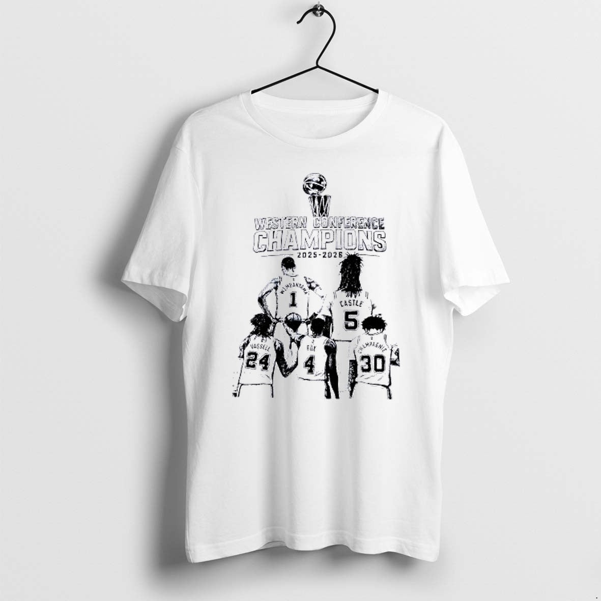 Original San Antonio Spurs Western Conference Champions 2025 2026 Tshirts Jpg