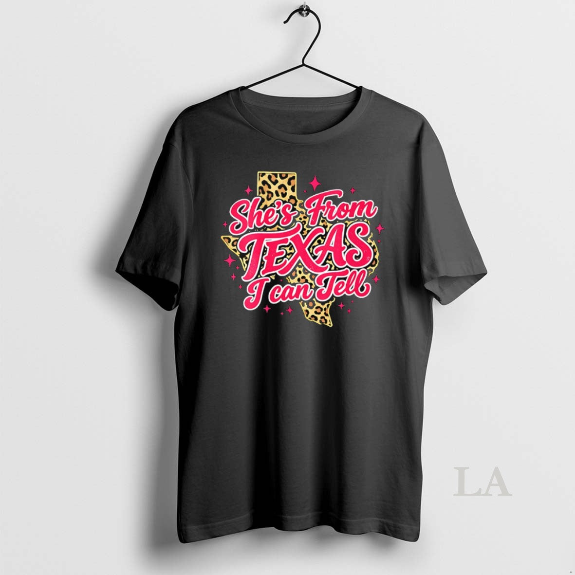 Original Shes From Texas I Can Tell Texas Map Leopard Pattern