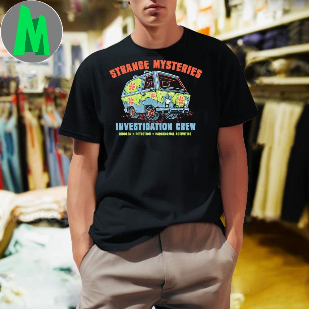 Original Strange Mysteries Investigation Crew Riddles Detection Paranormal Activities Shirt