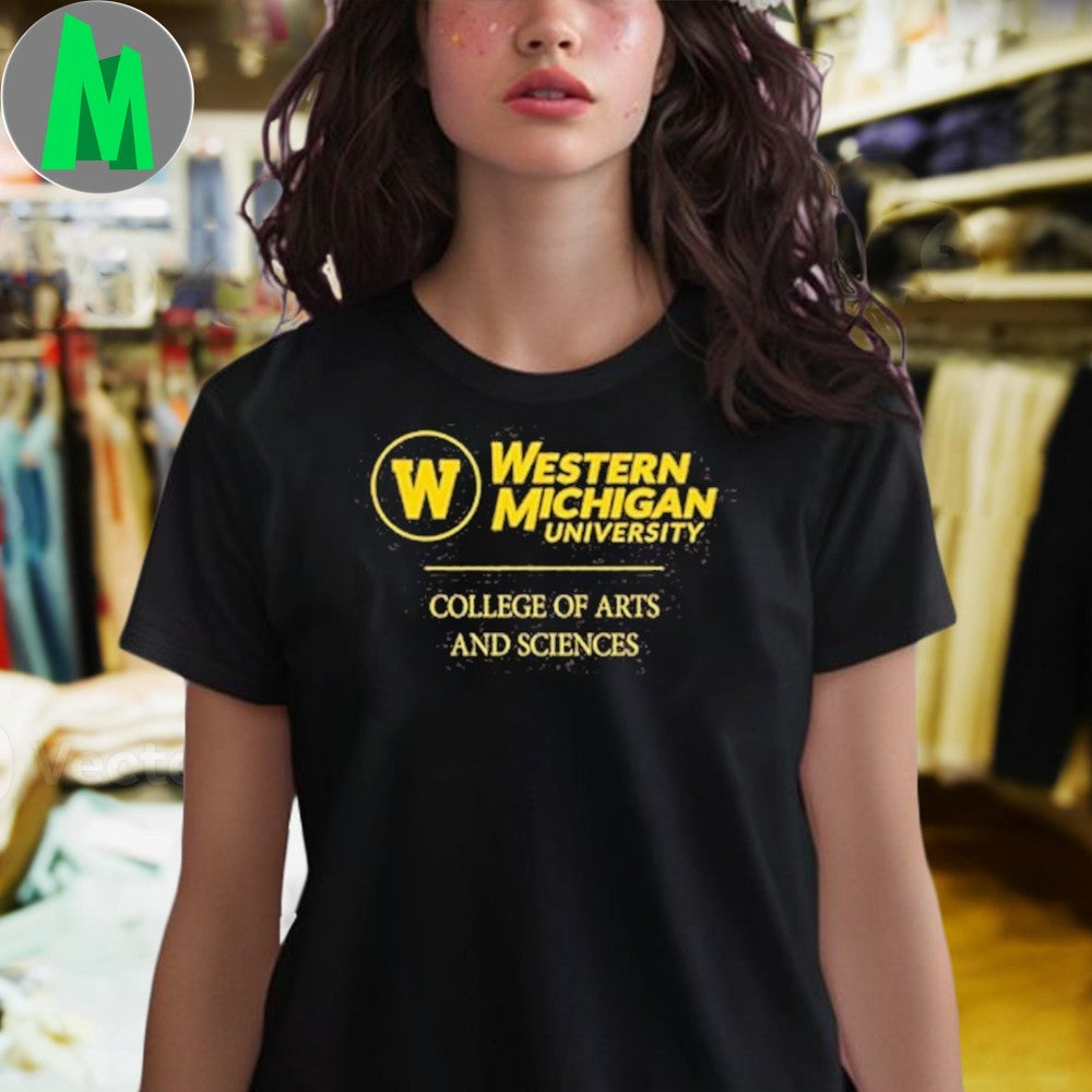 Original Summit Sportswear Western Michigan Broncos Brown College of Arts and Sciences Logo Shirt