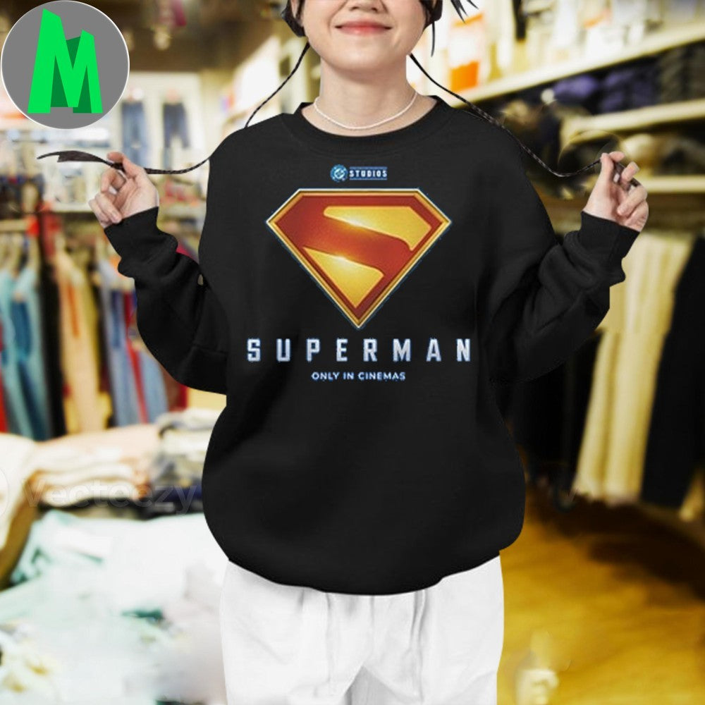 Original Superman Only In Cinemas Movie Logo Shirt