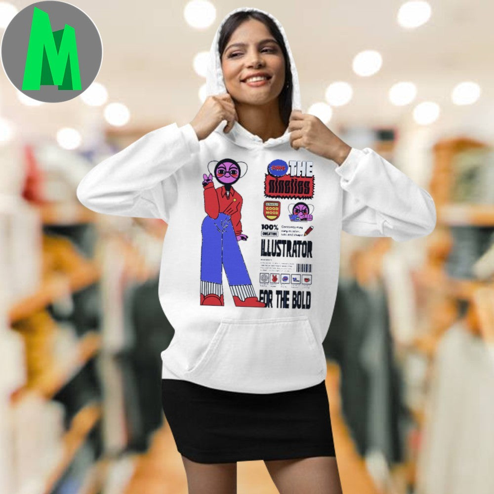Original The Nineties Illustrator For The Bold Shirt
