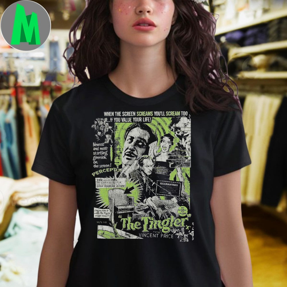Original The Tingler Vincent Price When The Screen Screams You’ll Scream Too If You Value Your Life Shirt