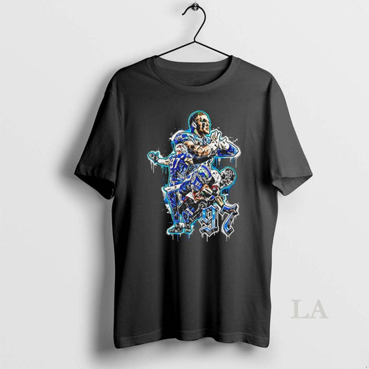 Original The Werewolf Aidan Hutchinson 97 Detroit Lions Vs Atlanta Falcons Football