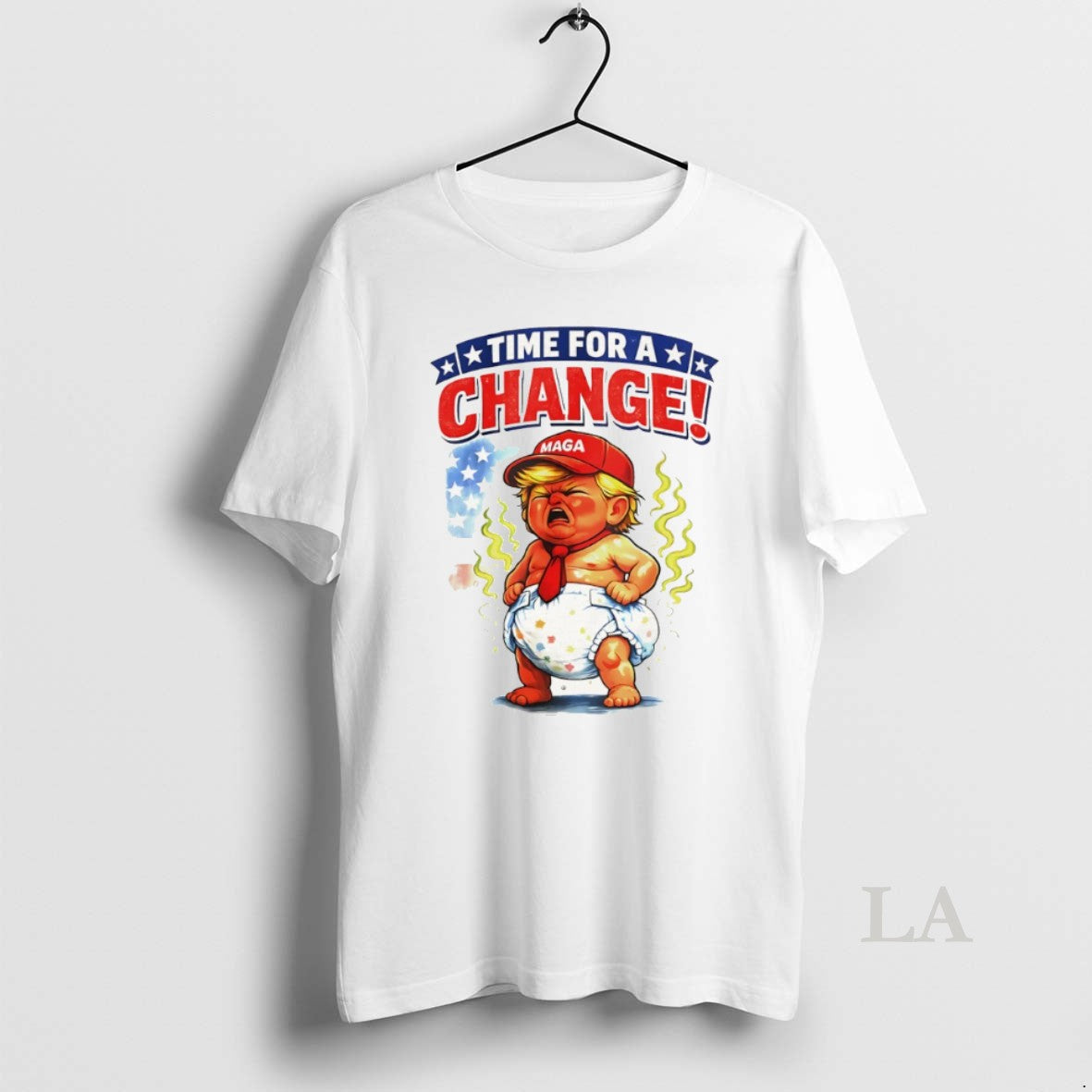 Original Trump Baby Maga Hat Time For A Change Protest Anti Trump