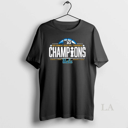 Original Ucla Bruins 2026 Big Ten Womens Basketball Tournament Champions Locker Room Long Sleve