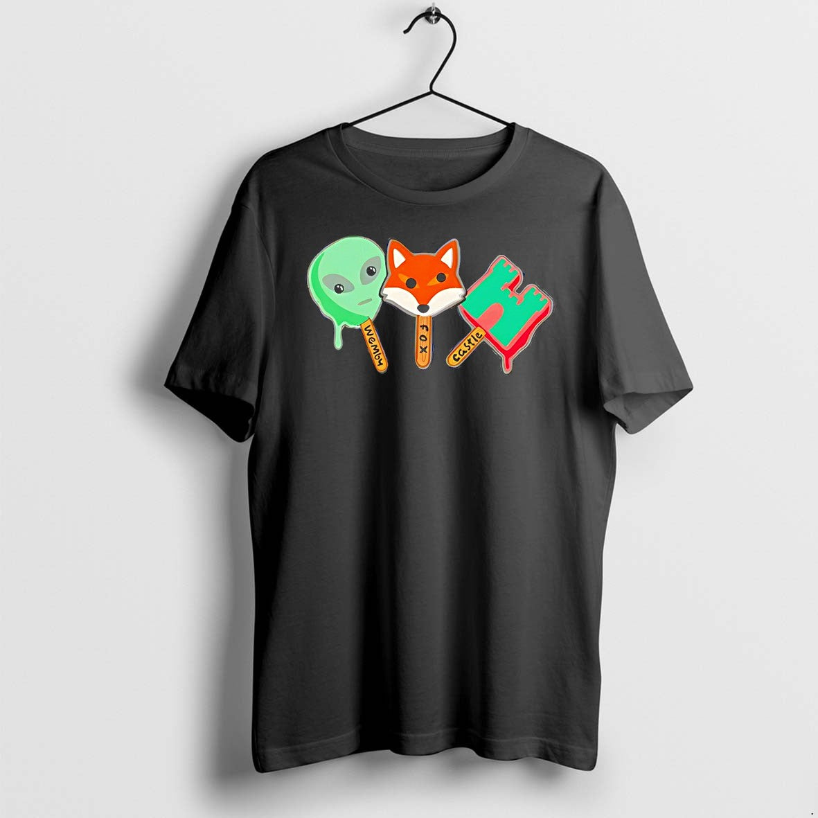 Original Wemby Fox And Castle Popsicles San Antonio Spurs Basketball 2026 Nba Finals Tshirts