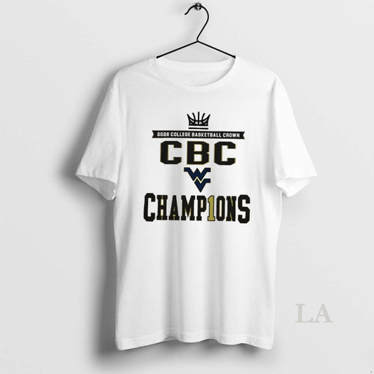 Original West Virginia Mountaineers Mens Basketball 2026 Cbc Champions