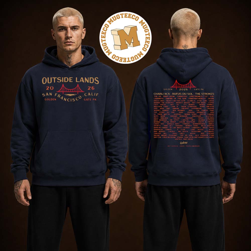 Outside Land Bridge Event Hoodie At Golden Gate Park On August 7 8 9 2026 Two Sided Unisex Hoodie Shirt