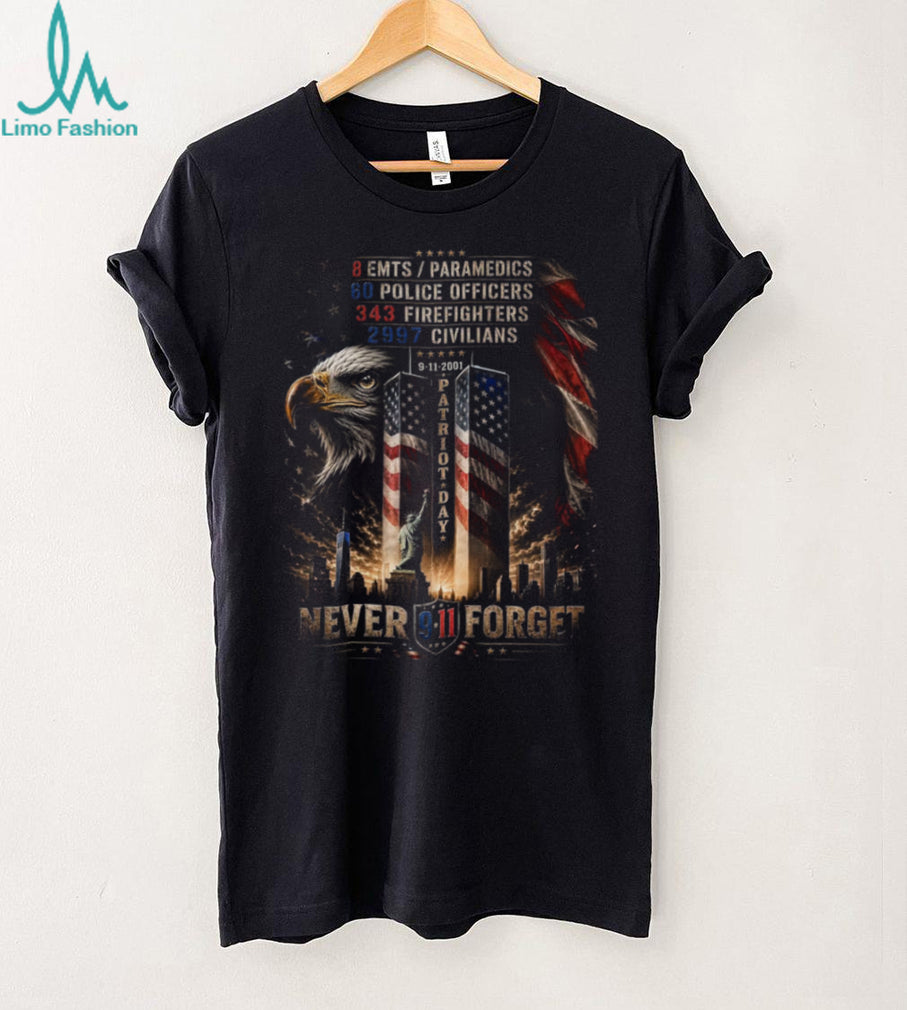 Patriot Day Never Forget 9 11 Victims Memorial Shirt