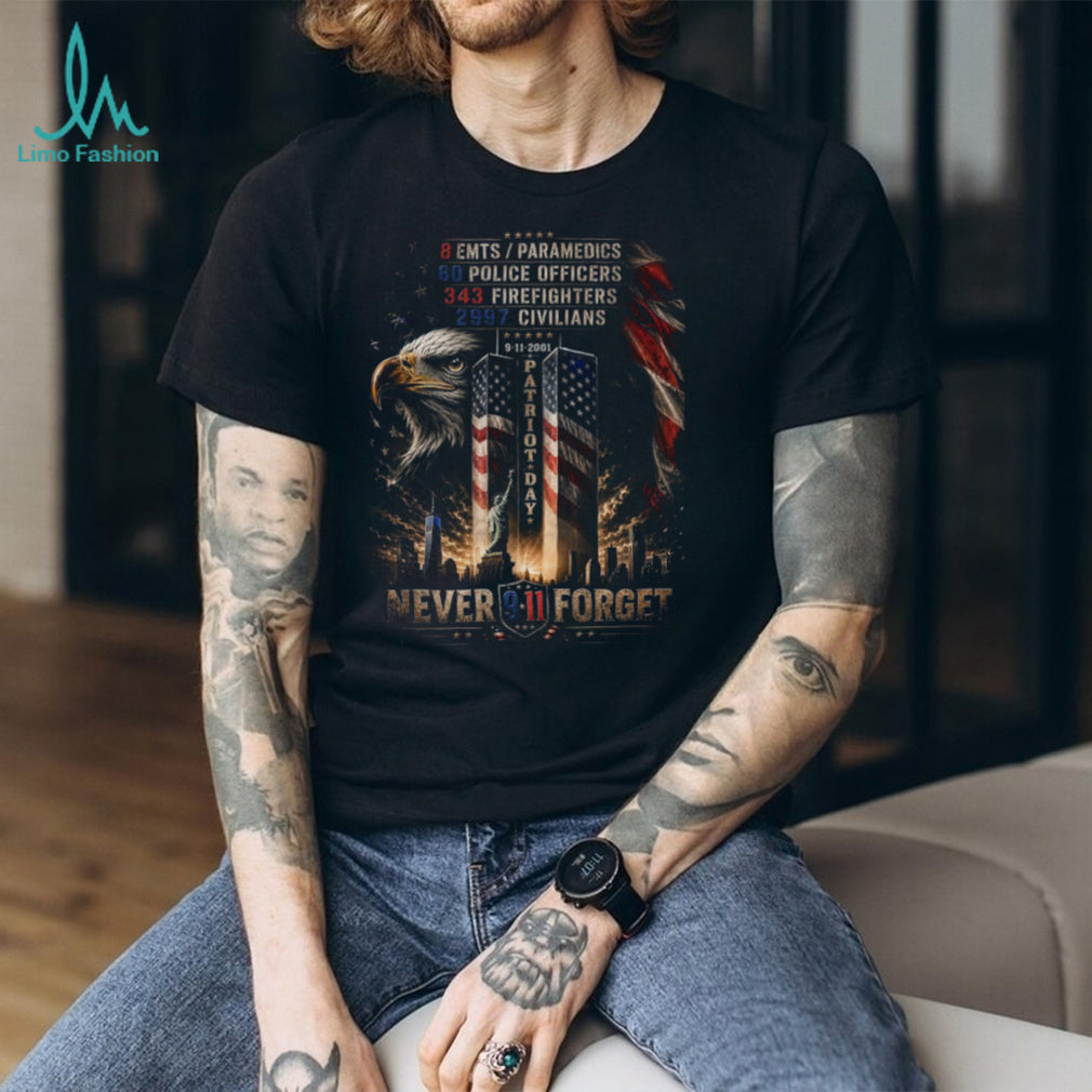 Patriot Day Never Forget 9 11 Victims Memorial Shirt