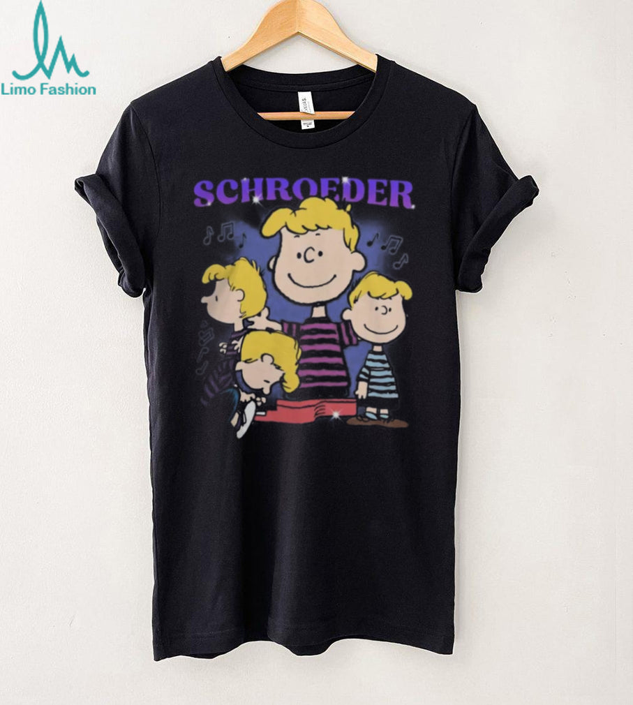 Peanuts Schroeder Piano Player Music Notes Retro Shirt