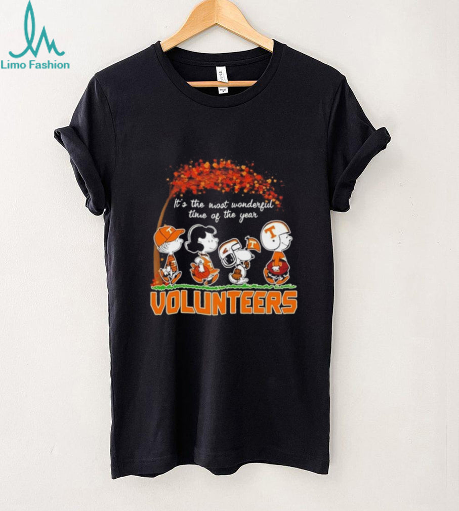 Peanuts x Tennessee Volunteers It’s the Most Wonderful Time of the Year shirt