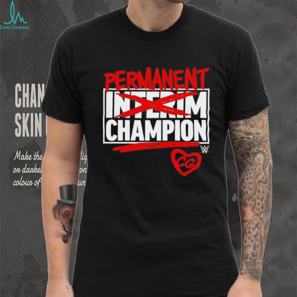 Permanent Interim Champions WWE Shirt