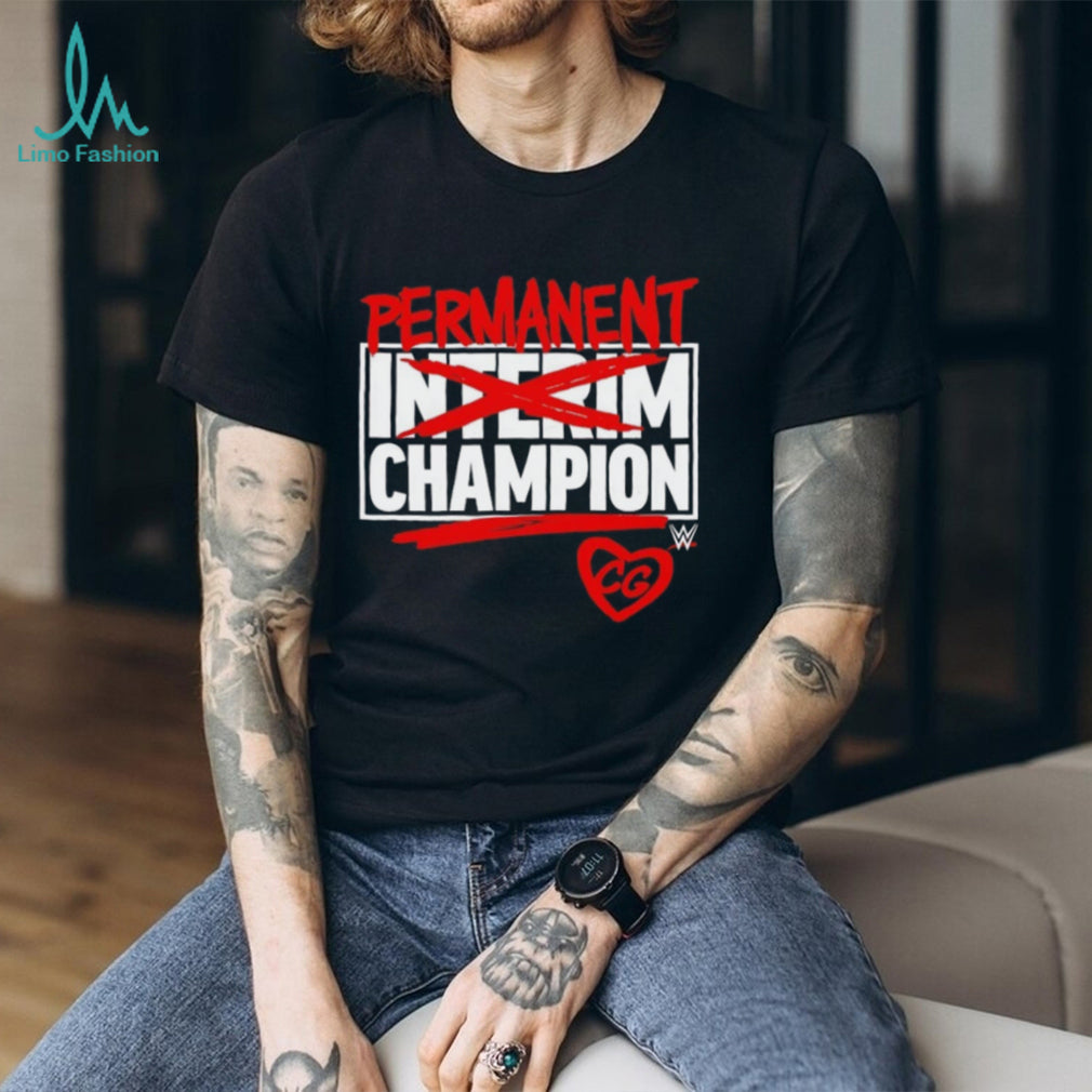 Permanent Interim Champions WWE Shirt