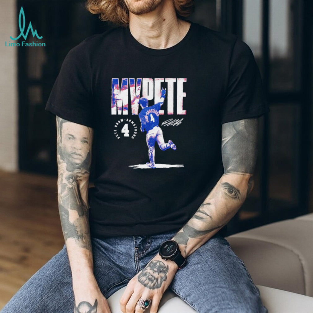 Pete Crow Armstrong Chicago Cubs MVPete 2026 signature shirt