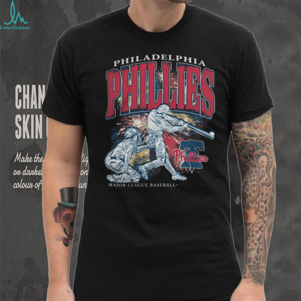 Philadelphia Phillies Baseball Stadium Fireworks Major League Shirt