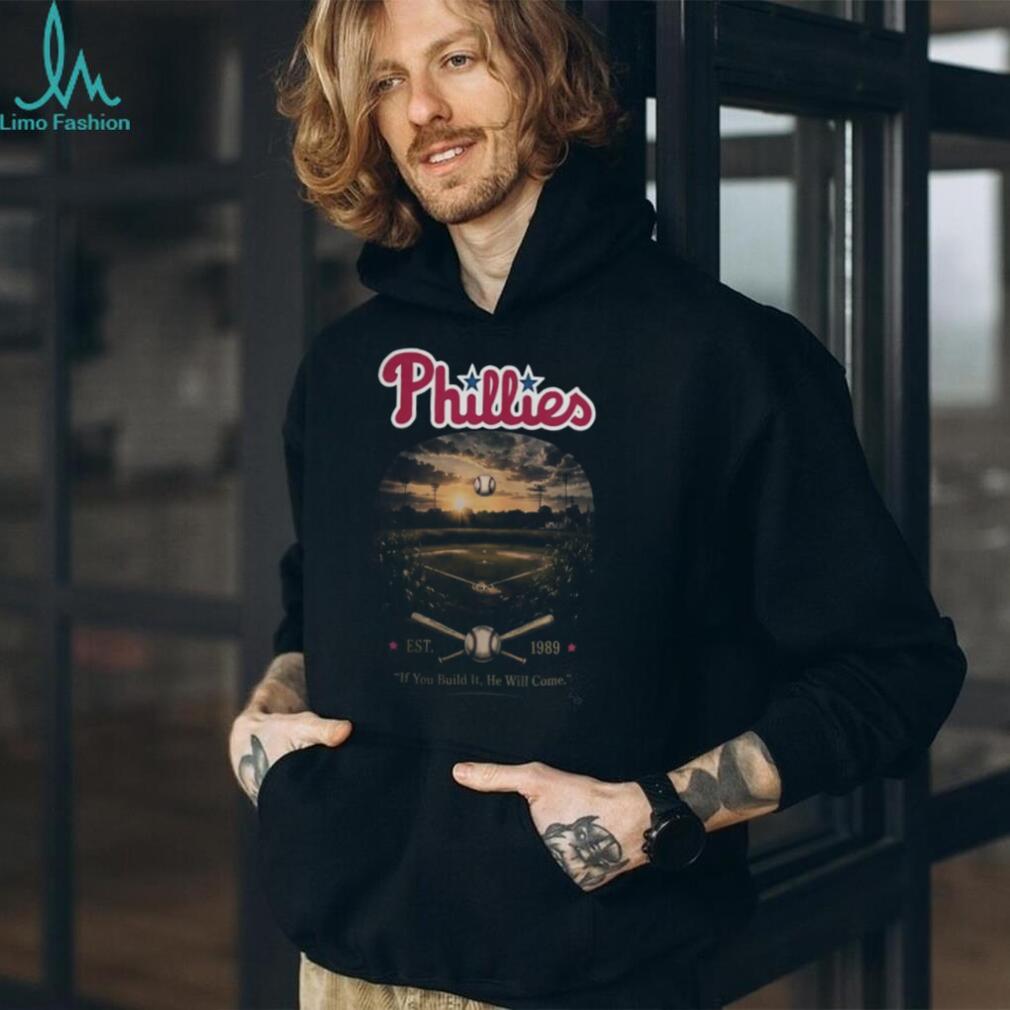 Philadelphia Phillies Field Of Dreams Baseball Sunset Shirt