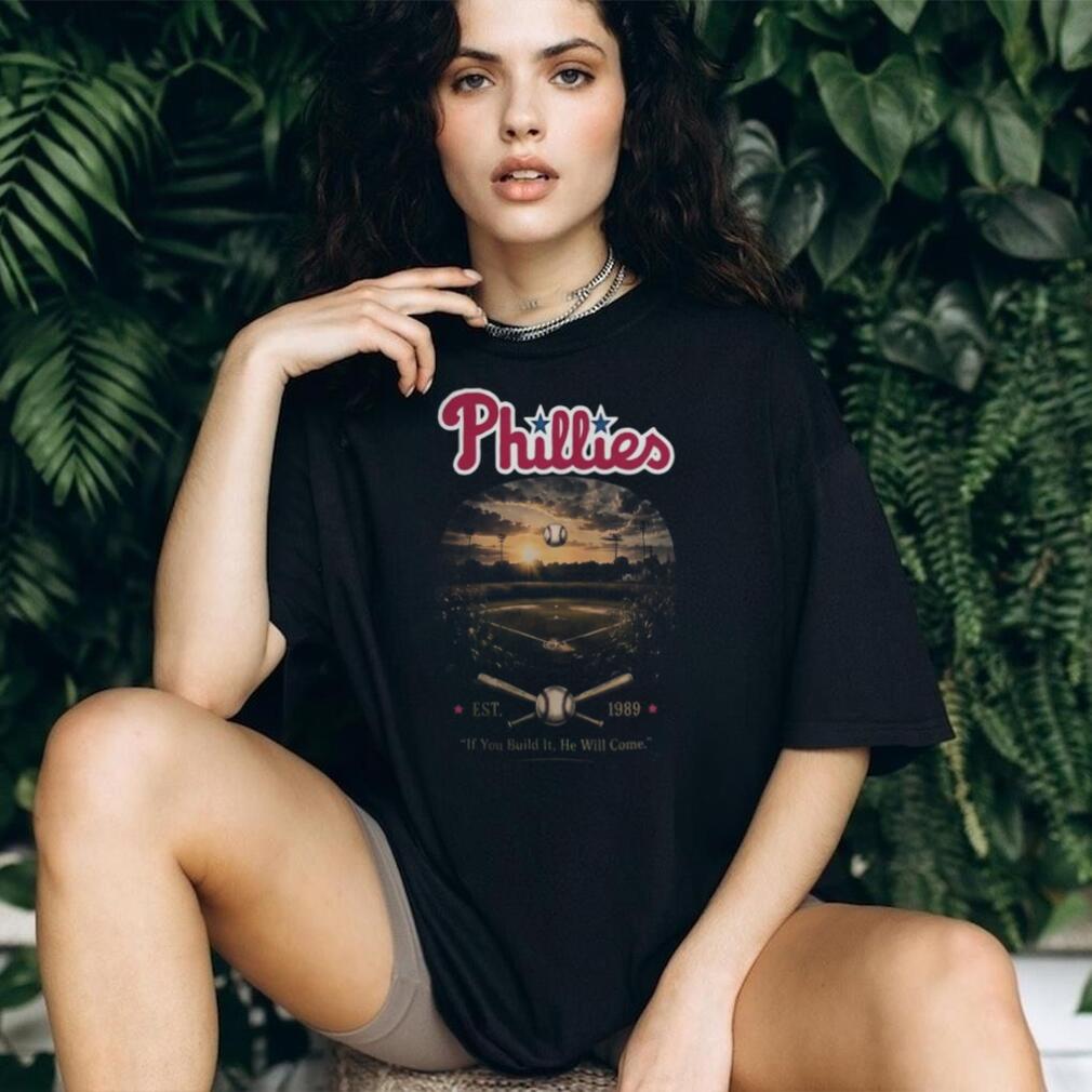 Philadelphia Phillies Field Of Dreams Baseball Sunset Shirt