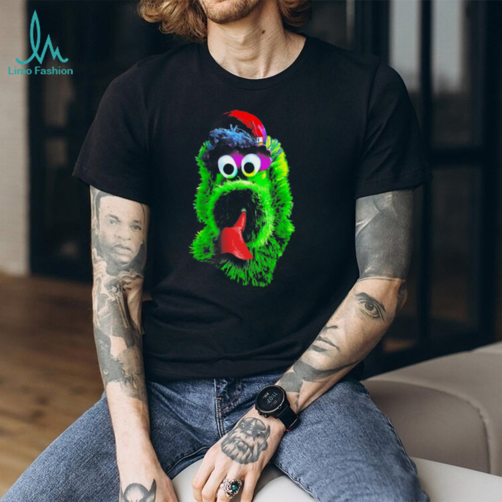 Philadelphia Phillies Mascot Green Monster Baseball Shirt