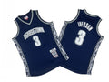 Philadelphia 76ers #3 Allen Iverson Iverson 3 # 95-96 Season Navy NCAA Jersey Style 2