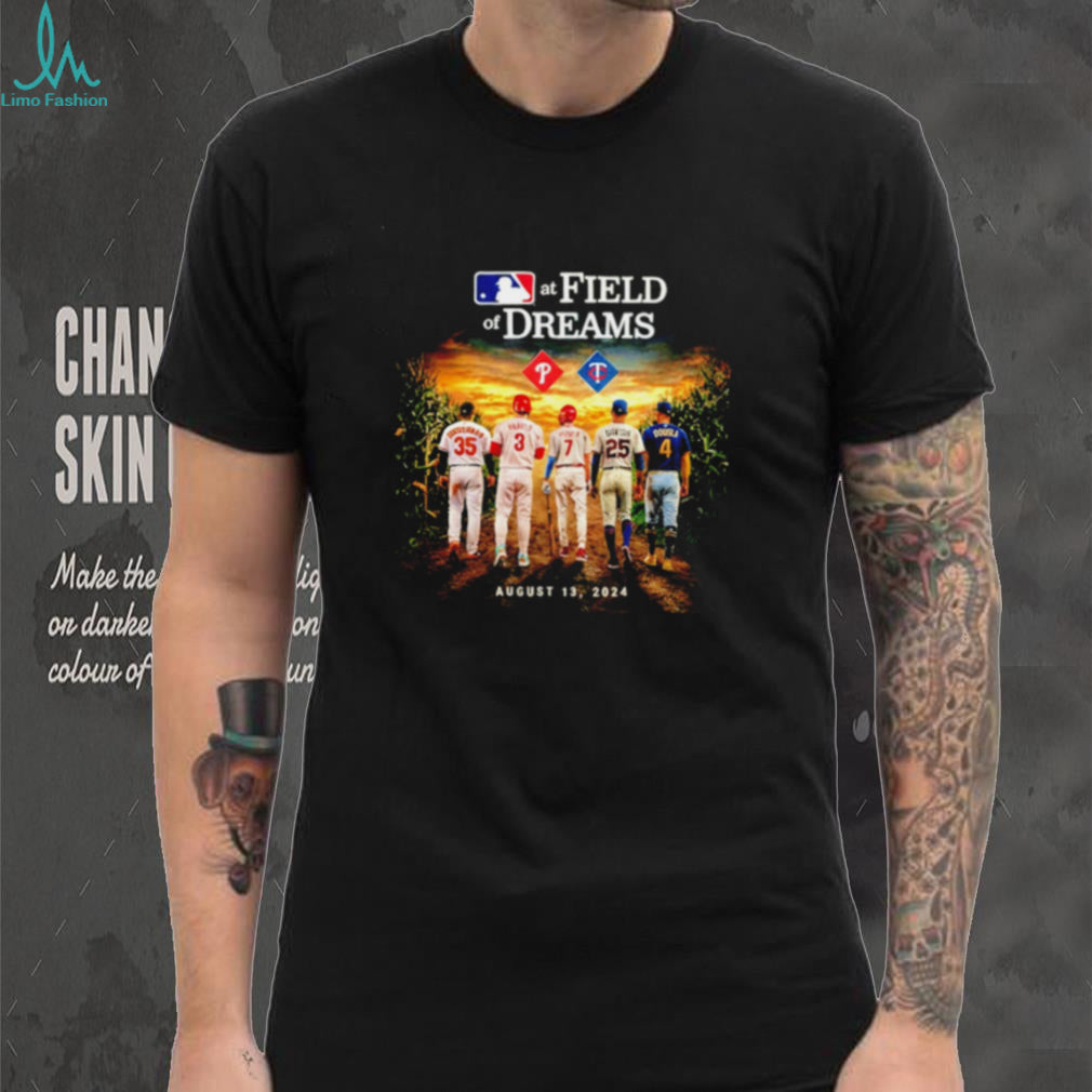 Phillies vs Twins Baseball MLB at Field of Dreams shirt