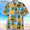 Pineapple Skull Halloween Hawaiian Shirt