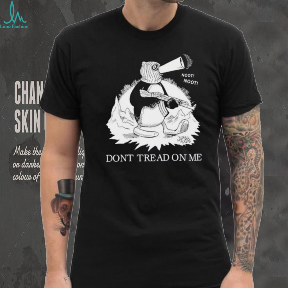Pingu Meme Gun Dont Tread On Me Funny Shirt