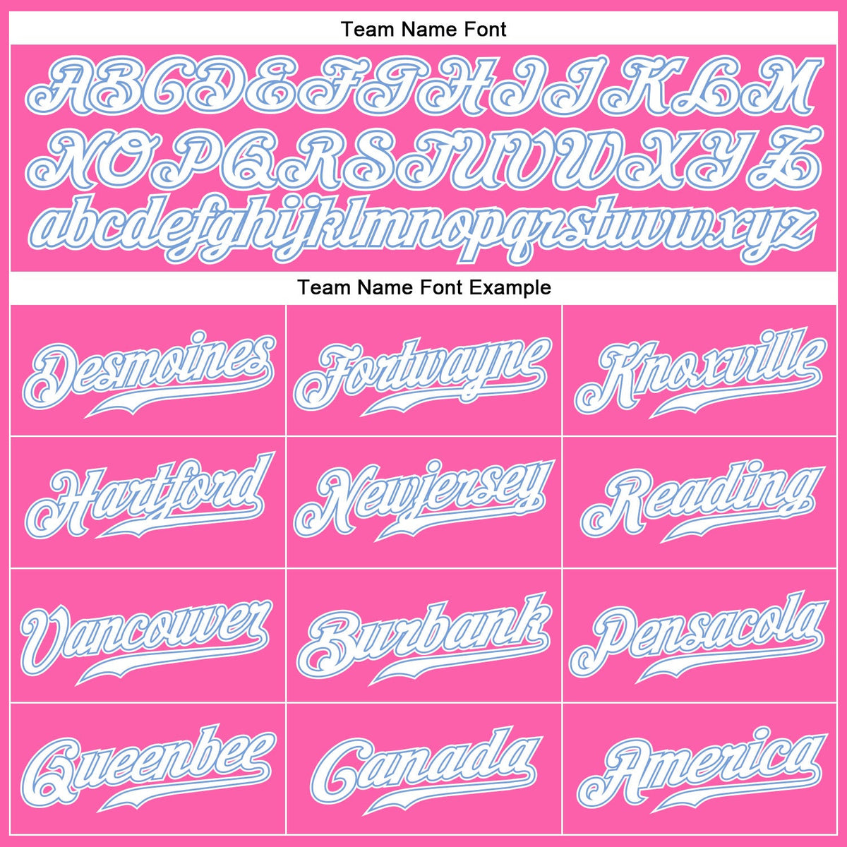 Custom Pink White-Light Blue Authentic Baseball Jersey
