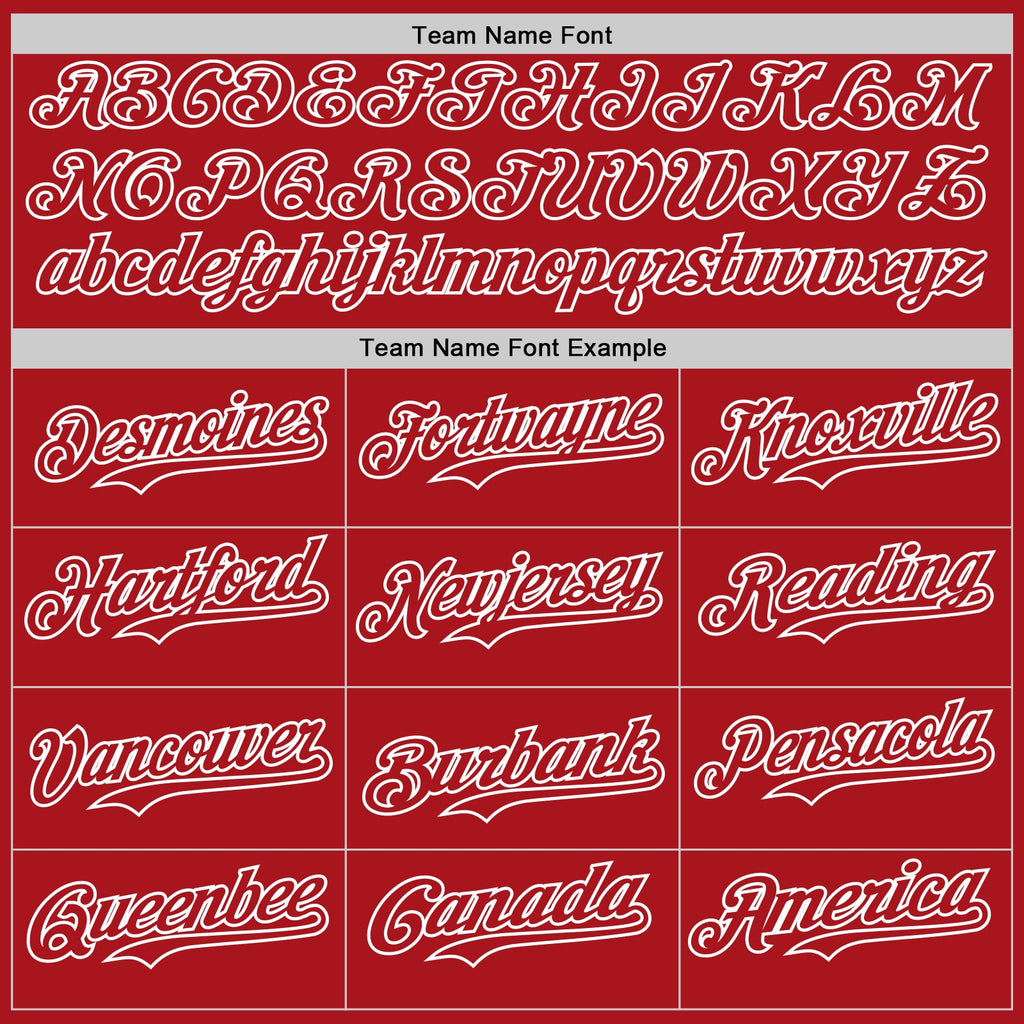Custom Red-White Gradient Classic Vertical Stripe Authentic Baseball Jersey