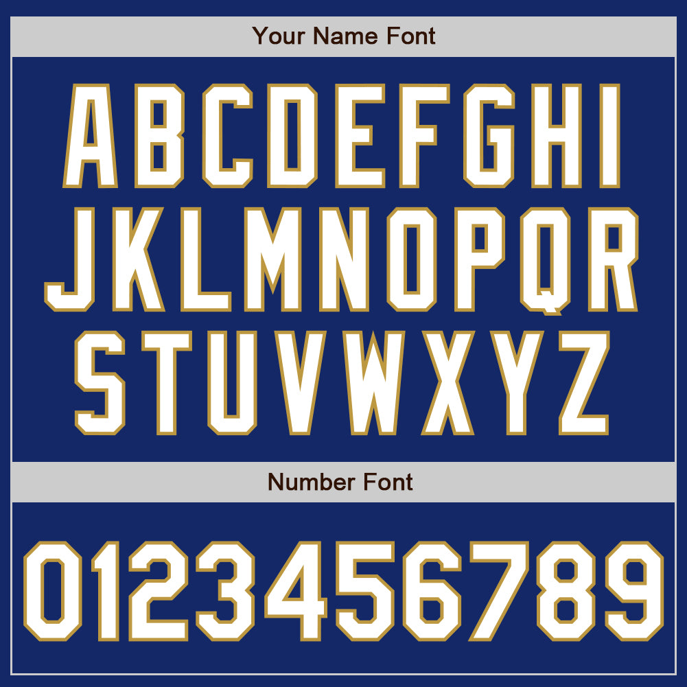 Custom Royal White-Old Gold Gradient Classic Vertical Stripe Authentic Baseball Jersey