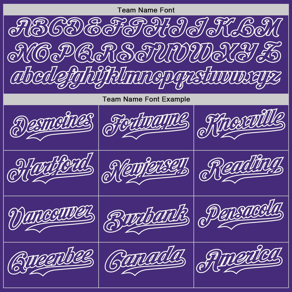 Custom Purple-White Gradient Classic Vertical Stripe Authentic Baseball Jersey