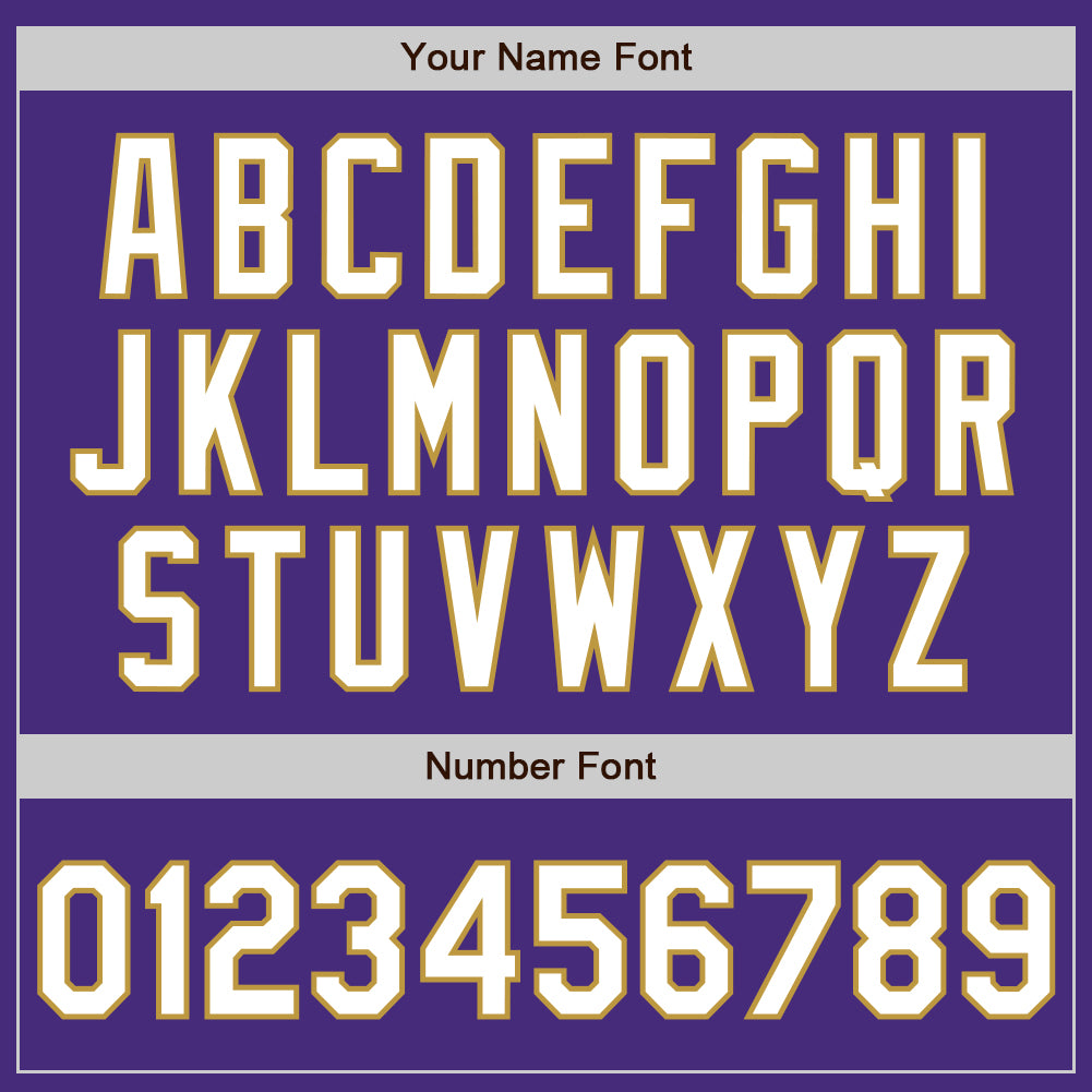 Custom Purple White-Old Gold Gradient Classic Vertical Stripe Authentic Baseball Jersey