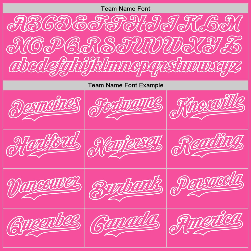 Custom Pink-White Classic Vertical Stripe Fluid Liquid Texture Authentic Baseball Jersey