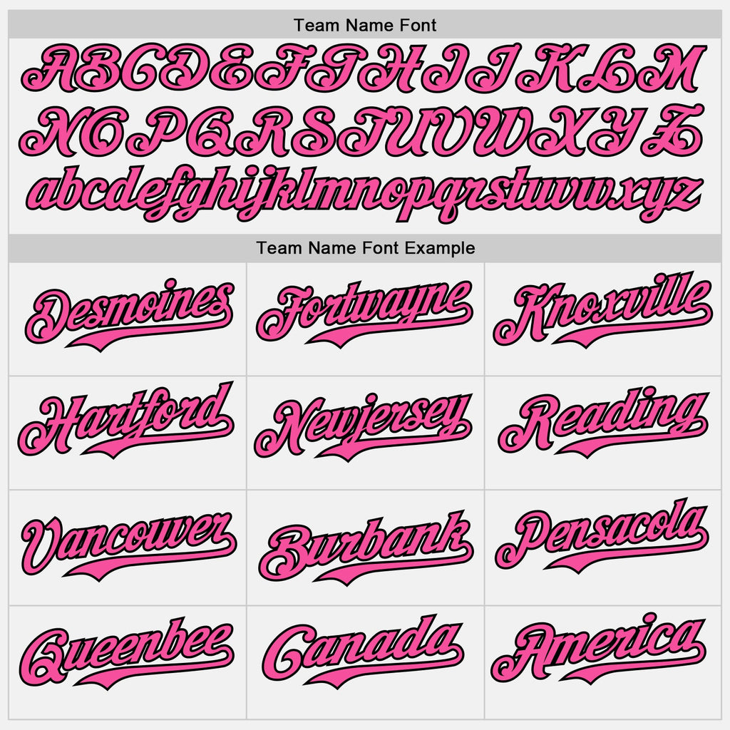 Custom White Pink Electric Blue-Black Gradient Vertical Stripe Argentina Style Authentic Baseball Jersey