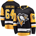 Pittsburgh Penguins #64 Mikael Granlund Branded Home Breakaway Jersey - Black