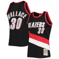 Portland Trail Blazers #30 Rasheed Wallace Mitchell & Ness 1999-00 Hardwood Classics 75th Anniversary Diamond Swingman J