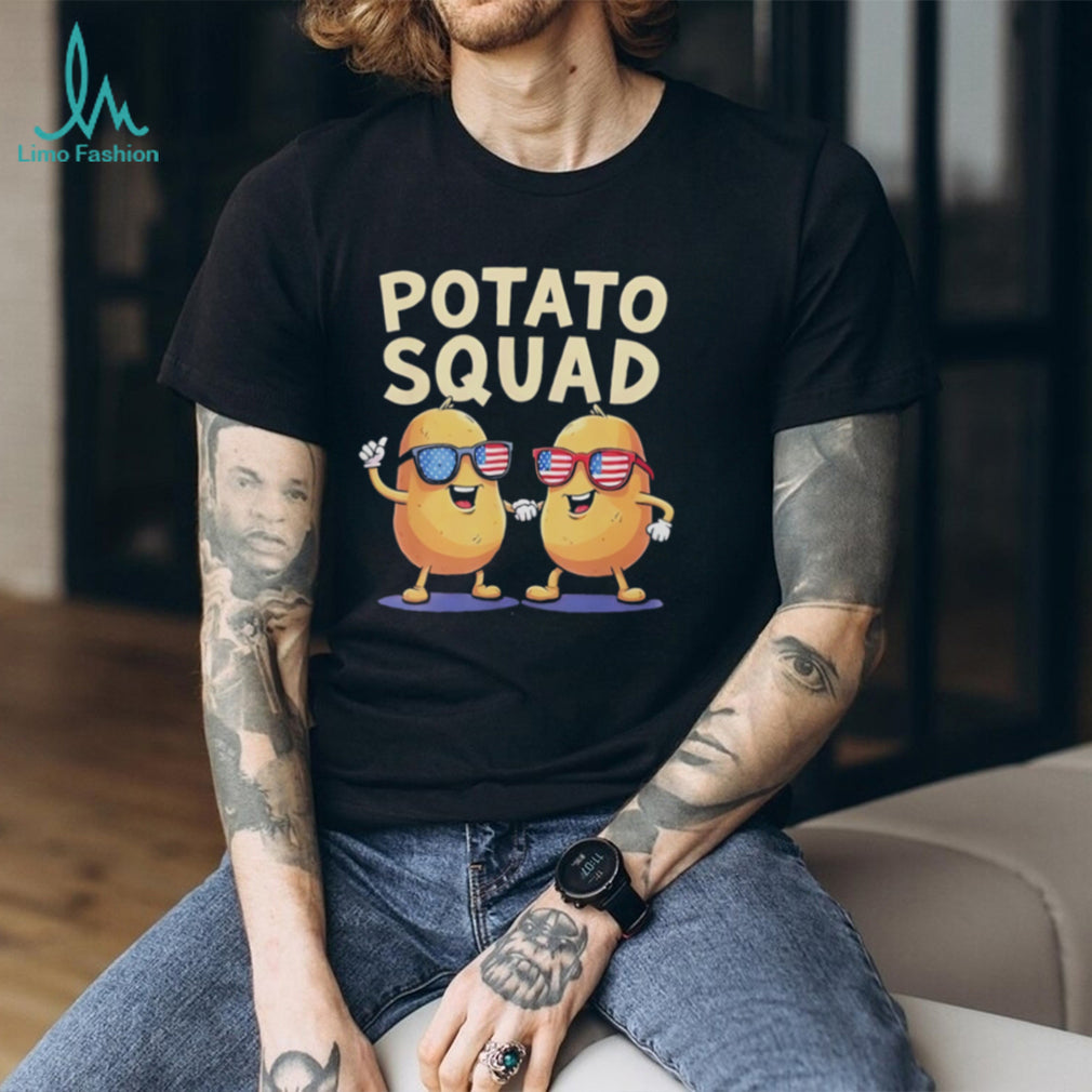 Potato Squad illustrated shirt
