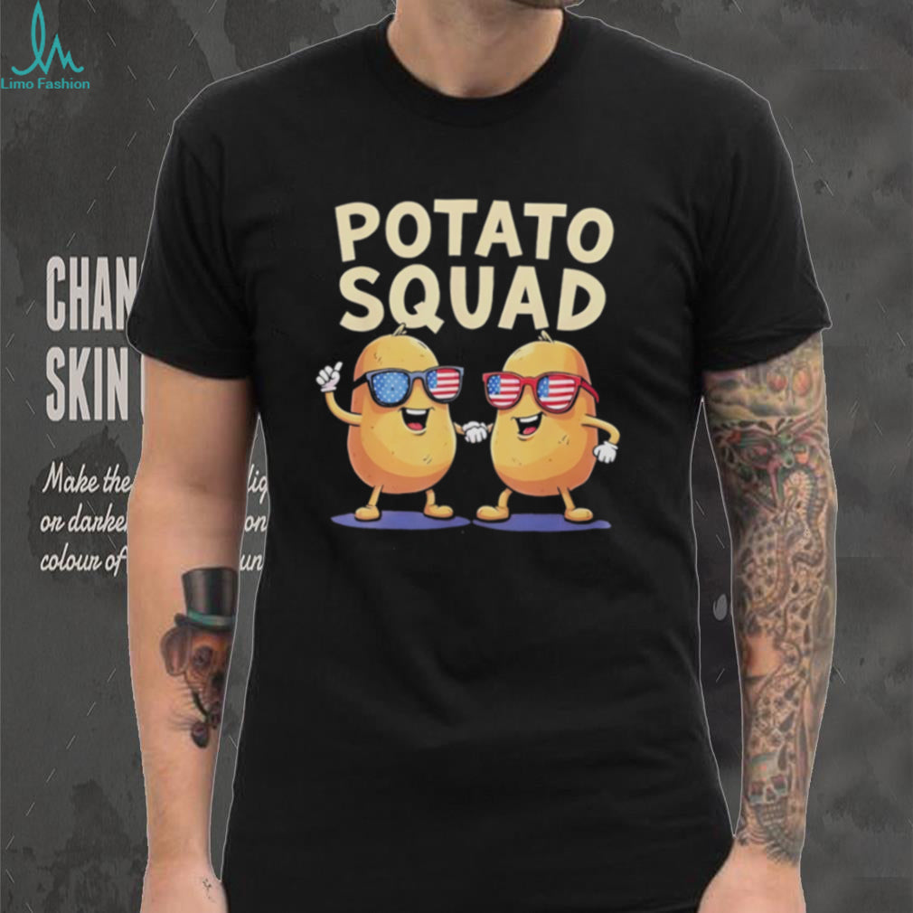 Potato Squad illustrated shirt