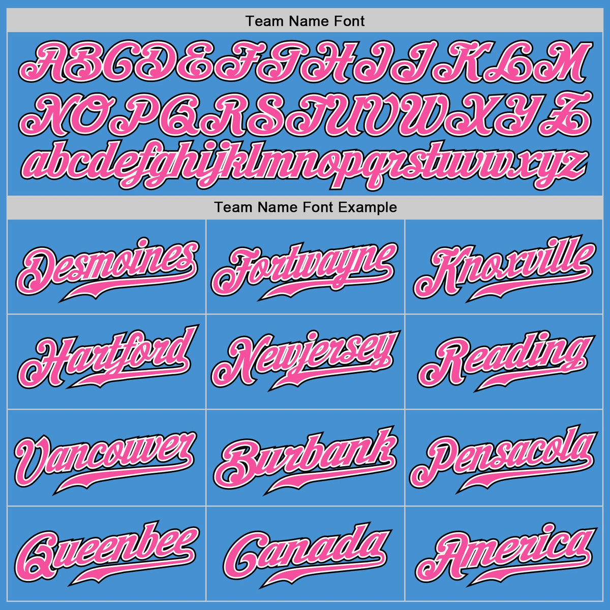 Custom Powder Blue Black Pinstripe Pink-White Authentic Baseball Jersey