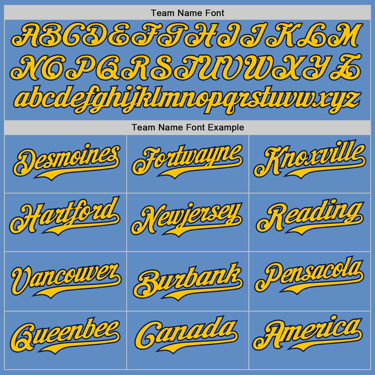 Custom Powder Blue Navy-Yellow Authentic Baseball Jersey