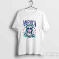 Premium America Statue Of Liberty Blowing Bubble Gum 4th Of July Tee T Shirts Sweater