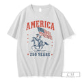 Premium American Cowboy Horse Flag America Since 1776 250 Years