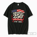 Premium Americas 250th Anniversary 1776 2026 Vintage Tee